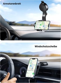 UGREEN Autós Telefontartó Tapadókorongos 360° Forgatható Univerzális Műszerfalra - iPhone 15 Pro Max, Samsung Galaxy, Huawei Készülékekhez 3