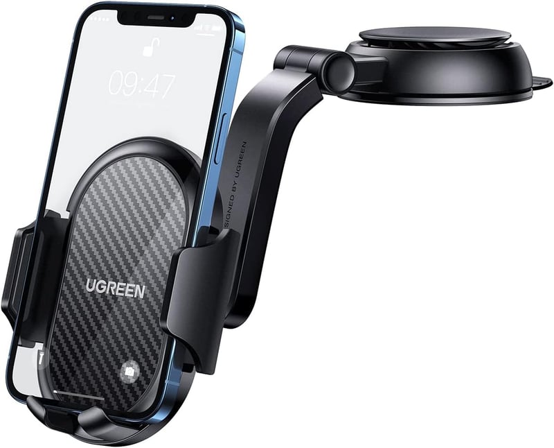 UGREEN Autós Telefontartó Tapadókorongos 360° Forgatható Univerzális Műszerfalra - iPhone 15 Pro Max, Samsung Galaxy, Huawei Készülékekhez