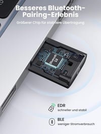 UGREEN Bluetooth 5.0 USB adapter Windows PC laptop egér billentyűzet fülhallgató 6