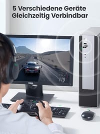 UGREEN Bluetooth 5.0 USB adapter Windows PC laptop egér billentyűzet fülhallgató 5