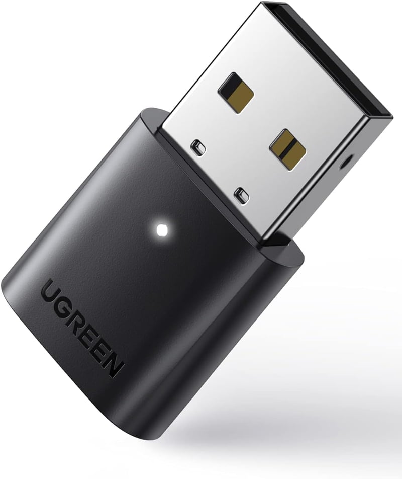 UGREEN Bluetooth 5.0 USB adapter Windows PC laptop egér billentyűzet fülhallgató