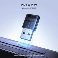 UGREEN Bluetooth 5.4 Adapter USB Dongle PC-hez, Vezeték Nélküli Stick Egér Billentyűzet Fejhallgató Telefon Kontroller Csatlakoztatásához Wi 3