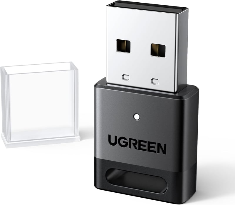 UGREEN Bluetooth 5.4 Adapter USB Dongle PC-hez, Vezeték Nélküli Stick Egér Billentyűzet Fejhallgató Telefon Kontroller Csatlakoztatásához Wi
