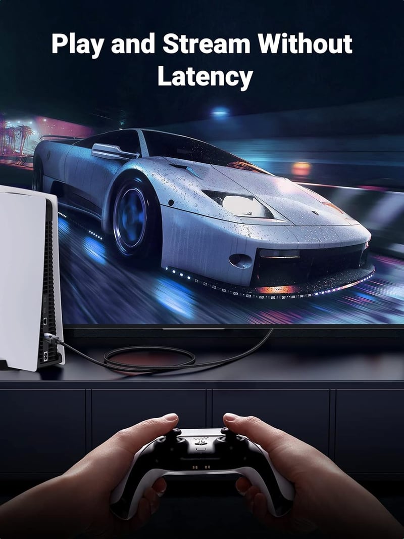 UGREEN Cat 8 Hálózati Kábel 40Gbps POE RJ45 F/FTP Ethernet PS5 Xbox