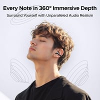 UGREEN ClipBuds nyitott fülű Bluetooth 6.0 fülcsipeszes fülhallgató 4 mikrofonnal, IPX5, 30 óra - fekete 4