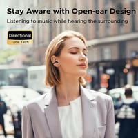 UGREEN ClipBuds nyitott fülű Bluetooth 6.0 fülcsipeszes fülhallgató 4 mikrofonnal, IPX5, 30 óra - fekete 6