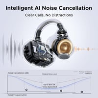 UGREEN ClipBuds nyitott fülű Bluetooth 6.0 fülcsipeszes fülhallgató 4 mikrofonnal, IPX5, 30 óra - fekete 5