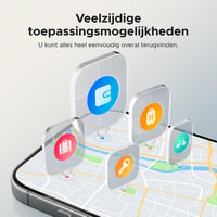 Tracker Bluetooth reîncărcabil UGREEN Finetrack, set de 4 bucăți, compatibil cu Apple Find My iOS, pentru chei, bagaje și pașaport, autonomie până la 12 luni 7