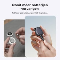 Tracker Bluetooth reîncărcabil UGREEN Finetrack, set de 4 bucăți, compatibil cu Apple Find My iOS, pentru chei, bagaje și pașaport, autonomie până la 12 luni 3