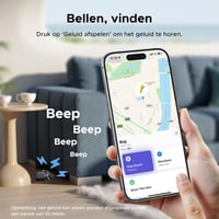 Tracker Bluetooth reîncărcabil UGREEN Finetrack, set de 4 bucăți, compatibil cu Apple Find My iOS, pentru chei, bagaje și pașaport, autonomie până la 12 luni 4