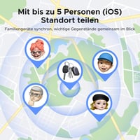 Localizator GPS UGREEN FineTrack compatibil cu Apple Find My, pentru chei, bagaje sau pașaport, cu baterie înlocuibilă, durată de viață 24 de luni, 4 bucăți 6