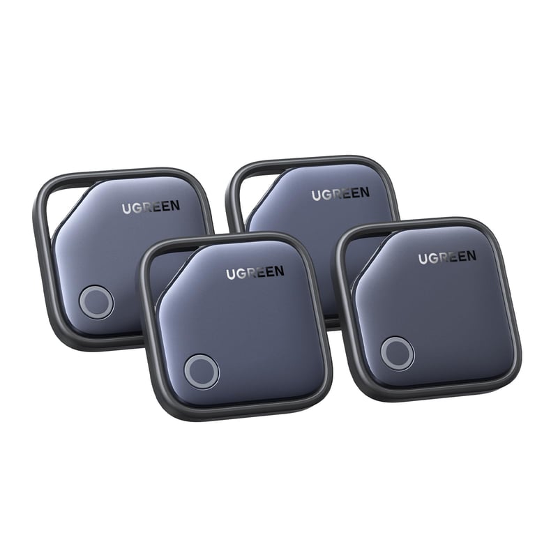 GPS lokátor UGREEN FineTrack Apple Find My s vymeniteľnou batériou, 24 mesiacov – 4 ks