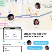 UGREEN FineTrack Duo, set de 4 trackere GPS reîncărcabile prin USB-C pentru iOS și Android, compatibile cu Apple Find My sau Google Find My Device, autonomie 12 luni, pentru chei, bagaje 7