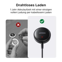 UGREEN FineTrack Mini Bluetooth lokalizátor – kompatibilný s Apple Find My, balenie 2 ks, iOS 4