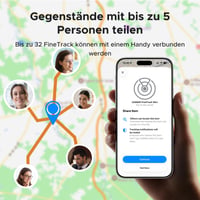 UGREEN FineTrack Mini Bluetooth lokalizátor – kompatibilný s Apple Find My, balenie 2 ks, iOS 8