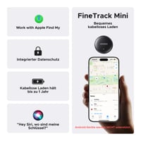 UGREEN FineTrack Mini Bluetooth lokalizátor – kompatibilný s Apple Find My, balenie 2 ks, iOS 2
