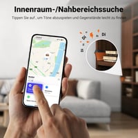 Card de localizare Bluetooth UGREEN FineTrack Slim pentru Apple Find My, compatibil cu dispozitive iOS, rezistent la apă IP68, reîncărcabil, pentru portofel și bagaje 6