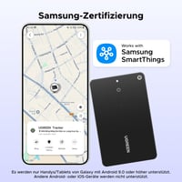 Bluetooth lokalizátor UGREEN FineTrack Slim S, kompatibilný so Samsung SmartThings, spätné vyhľadávanie telefónu, 7-dňová história polohy, magnetické nabíjanie, IP68, 1,7 mm 2