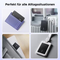 Bluetooth lokalizátor UGREEN FineTrack Slim S, kompatibilný so Samsung SmartThings, spätné vyhľadávanie telefónu, 7-dňová história polohy, magnetické nabíjanie, IP68, 1,7 mm 8