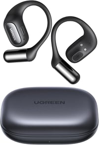 Căști wireless Bluetooth cu design open-ear UGREEN FitBuds, anularea zgomotului cu 4 microfoane pentru apeluri, conectare la două dispozitive, 28 de ore de autonomie, certificare IPX5 și suport pentru aplicație 1