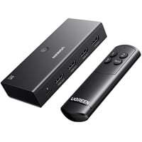 HDMI prepínač UGREEN 3 v 1, 4K 60Hz s diaľkovým ovládaním, HDR10+, 3D, Dolby Atmos, HDCP 2.2 pre PS5, PS4, Xbox, Roku, Fire Stick a Blu-Ray prehrávače 1