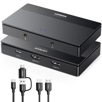 Placă de captură video UGREEN HDMI la USB-C 3.0, Loop-Out 4K 60Hz, înregistrare 1080P 60FPS, cu suport audio și microfon 1