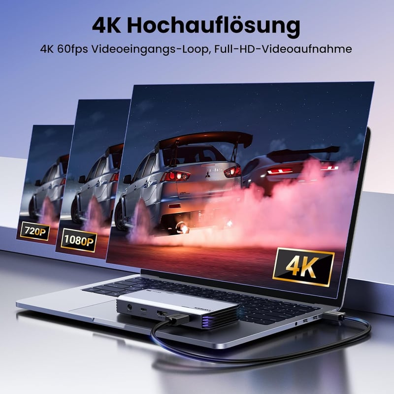 UGREEN HDMI Videó Rögzítő Kártya USB 3.0 4K60Hz PS5 Switch Streaming