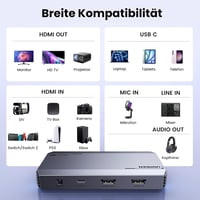 UGREEN HDMI Videó Rögzítő Kártya USB 3.0 4K60Hz PS5 Switch Streaming 6
