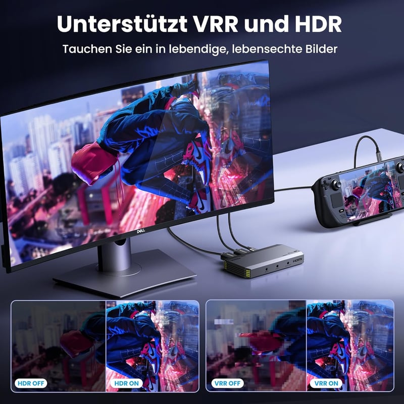 UGREEN HDMI Videó Rögzítő Kártya USB 3.0 4K60Hz PS5 Switch Streaming