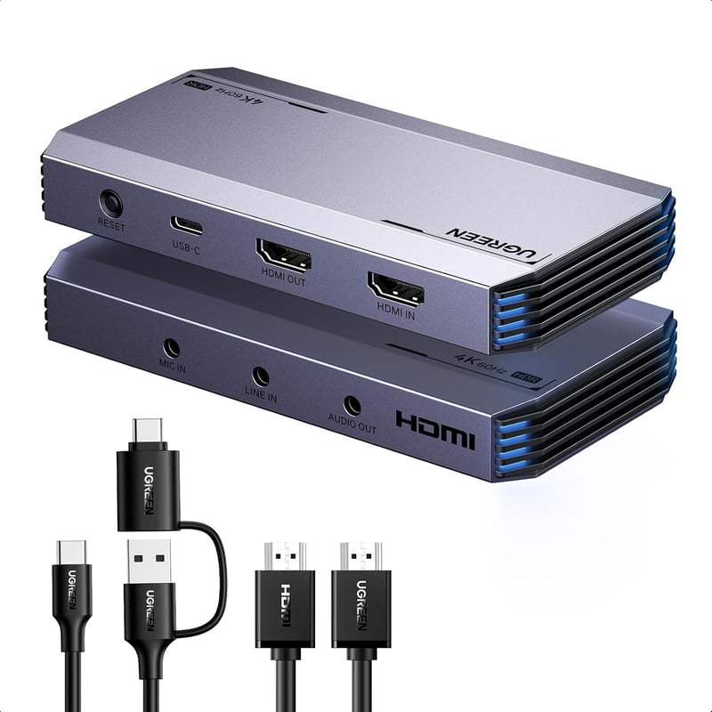 UGREEN HDMI Videó Rögzítő Kártya USB 3.0 4K60Hz PS5 Switch Streaming