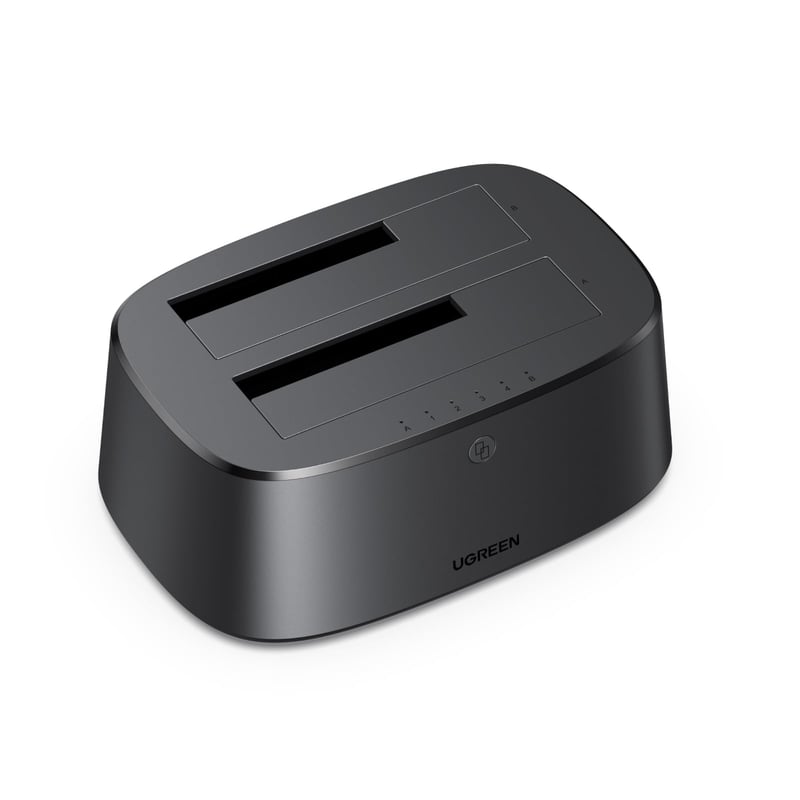 Dokovacia stanica UGREEN pre dva HDD/SSD disky, USB 3.0, 2,5"/3,5" SATA, s funkciou offline klonovania