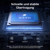 Externý box UGREEN na M.2 NVMe a SATA SSD, 20 Gbps USB 3.2 Gen 2x2, hliníkové puzdro na disk pre formáty 2230/2242/2260/2280 s podporou UASP a TRIM 5