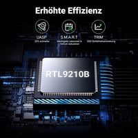 UGREEN M.2 NVMe SATA SSD Ház USB 3.2 Gen 2 10Gbps - Alumínium Külső Tok Hűtőpaddal 2280/2242/2230/2260 Méretekhez, 970 EVO Plus és Mac Mini  4
