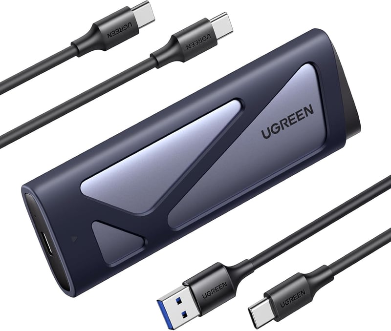 UGREEN M.2 SSD ház USB 3.2 Gen 2 NVMe és SATA támogatással