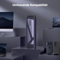 UGREEN M.2 SSD ház USB 3.2 Gen 2 NVMe és SATA támogatással 6