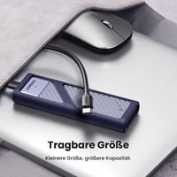 UGREEN M2 NVMe SSD ház USB 3.2 Gen 2 alumínium hűtőpárnával 2280/2242/2230 7