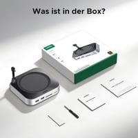 UGREEN Mac Mini M4 dokkoló NVMe SSD tárolóval, 10Gbps USB hub 8