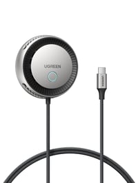 Magnetická bezdrôtová nabíjacia podložka UGREEN Magflow Pro Qi2 25W s podporou MagSafe a aktívnym chladením pre iPhone 17/16/15/14/13/12 a AirPods 1
