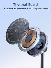 Bezdrôtová nabíjacia stanica UGREEN MagFlow Qi2 MagSafe 2 v 1, 15 W, kompatibilná s iPhone 17/16/15/14/13/12 a AirPods 4/3/2/Pro 5