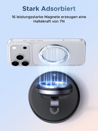 Bezdrôtová nabíjacia stanica UGREEN MagFlow Qi2 MagSafe 2 v 1, 15 W, kompatibilná s iPhone 17/16/15/14/13/12 a AirPods 4/3/2/Pro 7