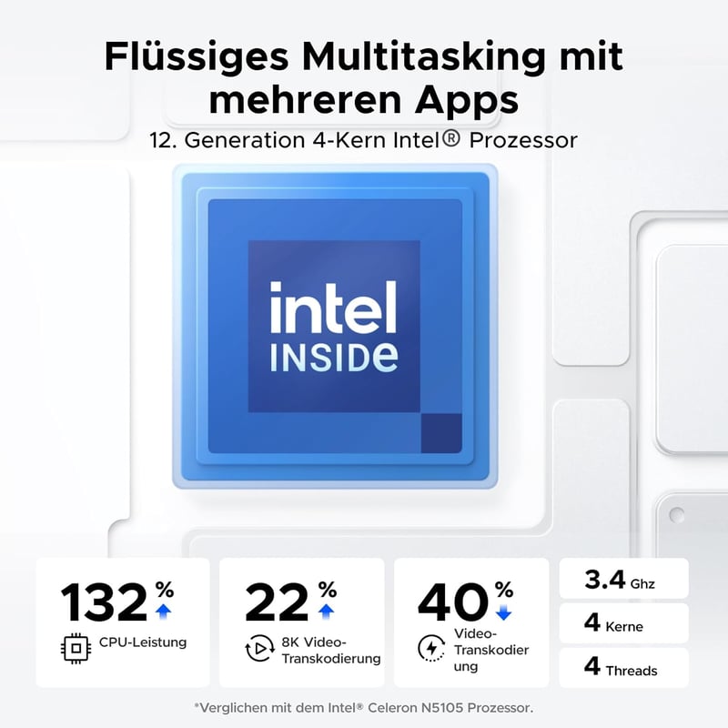 UGREEN NASync DXP4800 4-Bay NAS Szerver, Intel N100 Quad-Core, 8GB DDR5, 2×2.5GbE LAN, 2×M.2 NVMe, 4K HDMI, Otthoni és Irodai Adattárolás