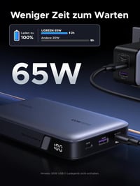 UGREEN Nexode 20000 mAh Power Bank 100W Gyorstöltéssel, 3 Portos USB-C Külső Akkumulátor Digitális Kijelzővel, MacBook, iPhone, Galaxy Kompa 5