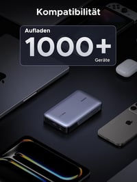 UGREEN Nexode 20000 mAh Power Bank 100W Gyorstöltéssel, 3 Portos USB-C Külső Akkumulátor Digitális Kijelzővel, MacBook, iPhone, Galaxy Kompa 8