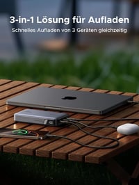 UGREEN Nexode 20000 mAh Power Bank 100W Gyorstöltéssel, 3 Portos USB-C Külső Akkumulátor Digitális Kijelzővel, MacBook, iPhone, Galaxy Kompa 4