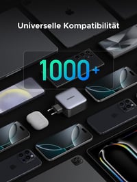 Nabíjačka UGREEN Nexode 200W USB-C, 4-portový GaN sieťový adaptér, rýchle nabíjanie PD3.1 140W, pre MacBook, iPhone a zariadenia Galaxy 7