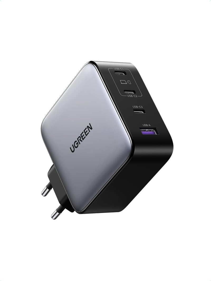 Nabíjačka UGREEN Nexode 200W USB-C, 4-portový GaN sieťový adaptér, rýchle nabíjanie PD3.1 140W, pre MacBook, iPhone a zariadenia Galaxy