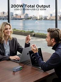 UGREEN Nexode 25000mAh 200W Power Bank 3 portos USB-C gyorstöltő iPhone MacBook Galaxy 5