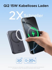 UGREEN Nexode Bezdrôtová powerbanka 10000mAh Qi2 15W MagSafe kompatibilná prenosná nabíjačka pre sériu iPhone 16-12 PD 20W USB-C 2