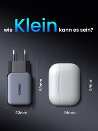 UGREEN Nexode X 65W USB-C GaN mini nabíjačka, 3-portová, PD PPS 45W rýchlonabíjačka, kompatibilná s MacBook Air M2, iPhone a Galaxy S25 3
