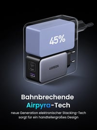 Nabíjačka UGREEN Nexode X USB-C 100W Mini GaN, 3-portová rýchlonabíjačka PD PPS, kompatibilná s MacBook Pro, iPhone 17 a Galaxy S25 Ultra 3